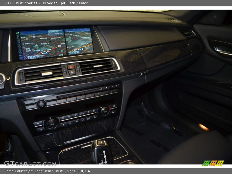 Jet Black / Black 2013 BMW 7 Series 750i Sedan