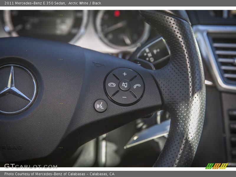 Arctic White / Black 2011 Mercedes-Benz E 350 Sedan