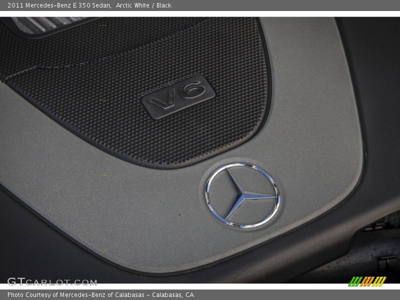Arctic White / Black 2011 Mercedes-Benz E 350 Sedan