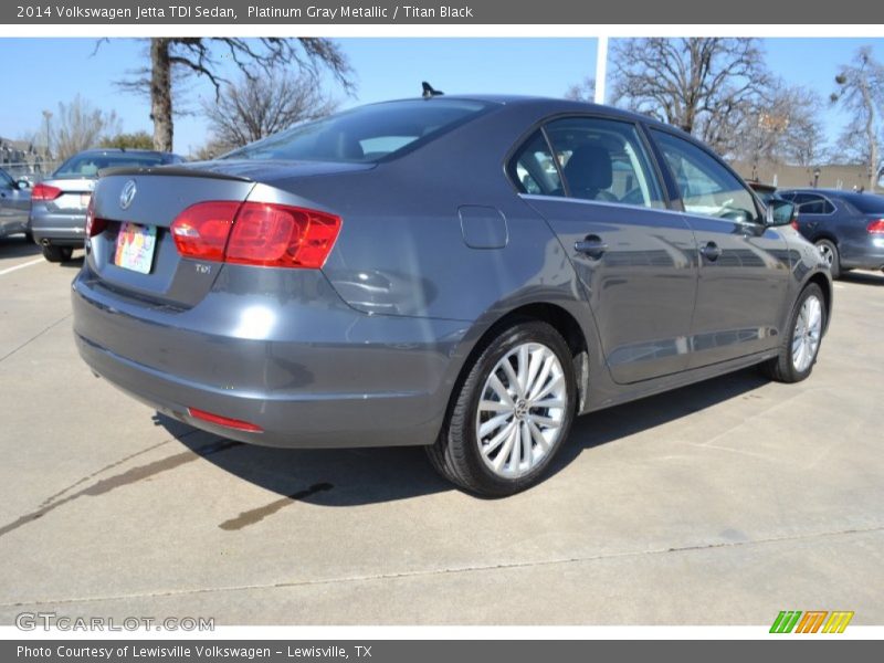 Platinum Gray Metallic / Titan Black 2014 Volkswagen Jetta TDI Sedan