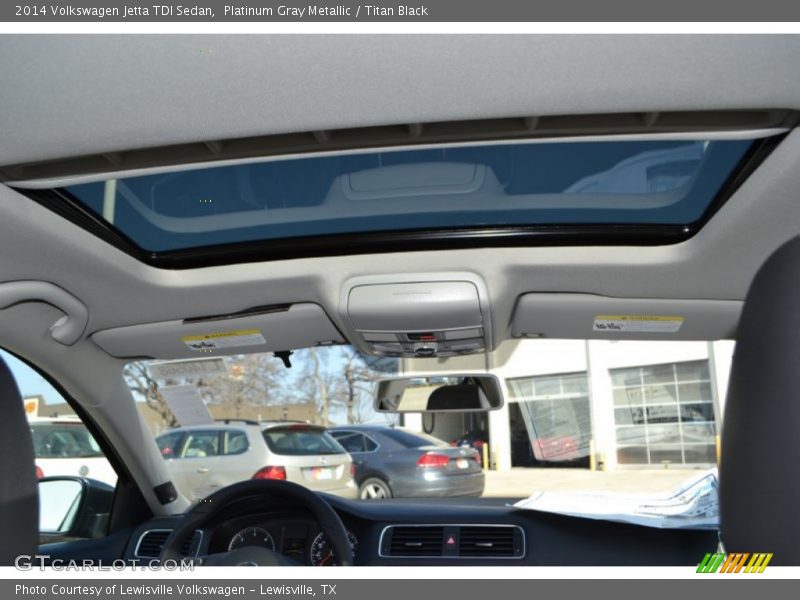 Platinum Gray Metallic / Titan Black 2014 Volkswagen Jetta TDI Sedan