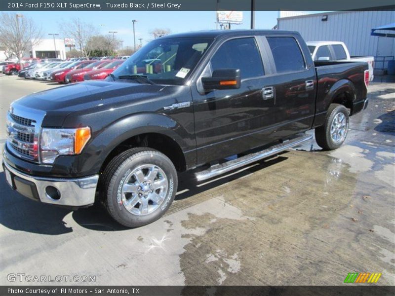 Tuxedo Black / Steel Grey 2014 Ford F150 XLT SuperCrew