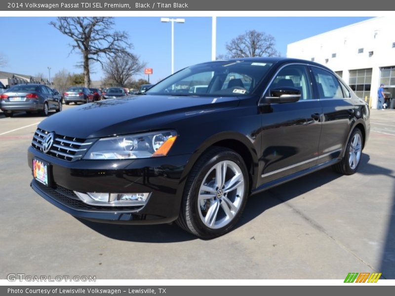Black / Titan Black 2014 Volkswagen Passat TDI SEL Premium