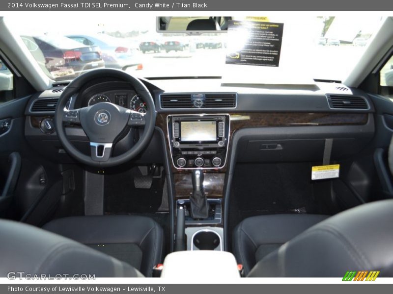 Candy White / Titan Black 2014 Volkswagen Passat TDI SEL Premium