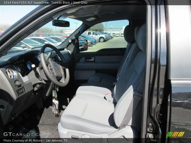 Tuxedo Black / Steel Grey 2014 Ford F150 XLT SuperCrew
