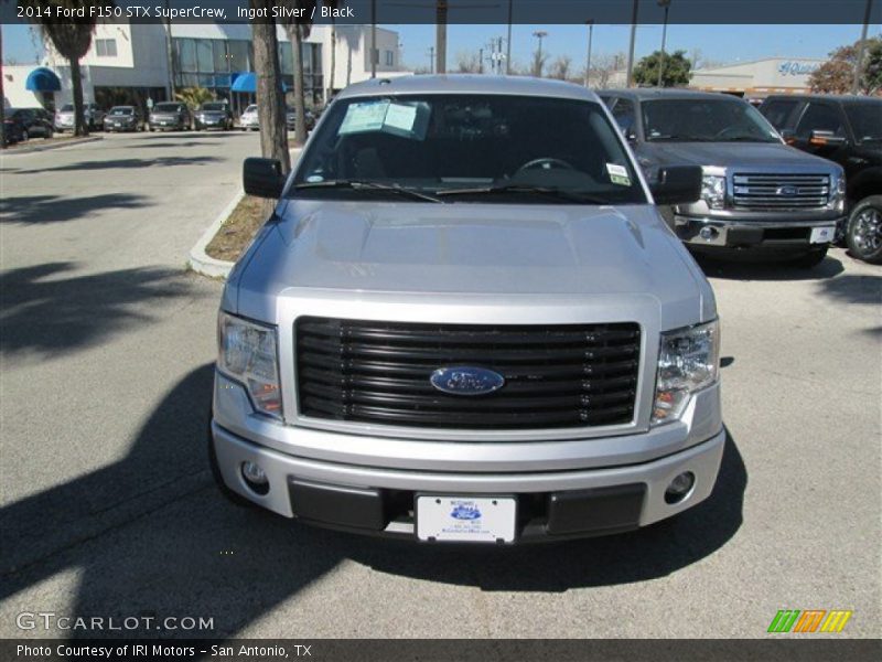 Ingot Silver / Black 2014 Ford F150 STX SuperCrew