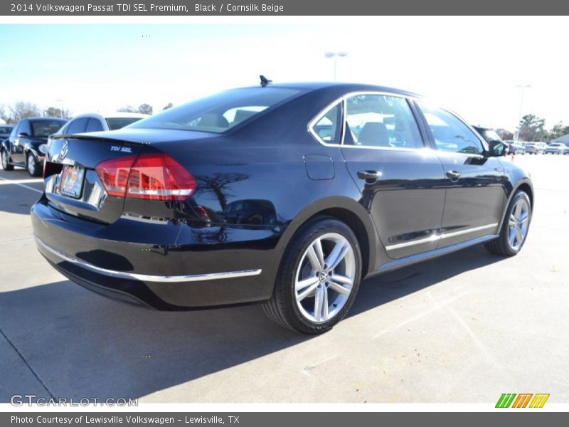 Black / Cornsilk Beige 2014 Volkswagen Passat TDI SEL Premium
