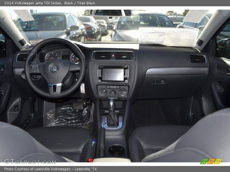 Black / Titan Black 2014 Volkswagen Jetta TDI Sedan