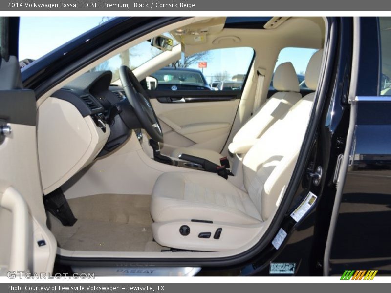 Black / Cornsilk Beige 2014 Volkswagen Passat TDI SEL Premium