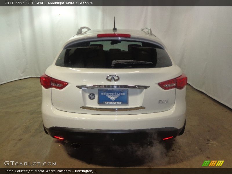 Moonlight White / Graphite 2011 Infiniti FX 35 AWD