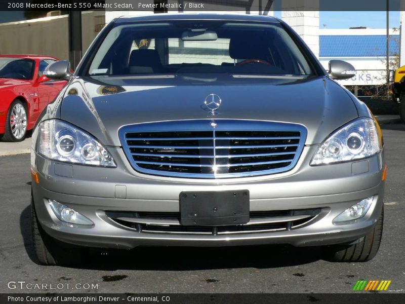 Pewter Metallic / Black 2008 Mercedes-Benz S 550 4Matic Sedan