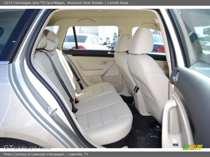 Moonrock Silver Metallic / Cornsilk Beige 2014 Volkswagen Jetta TDI SportWagen