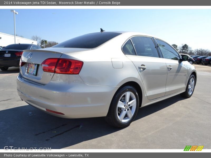 Moonrock Silver Metallic / Cornsilk Beige 2014 Volkswagen Jetta TDI Sedan