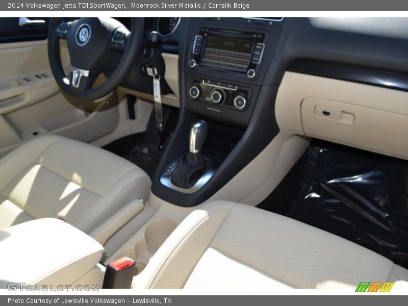 Moonrock Silver Metallic / Cornsilk Beige 2014 Volkswagen Jetta TDI SportWagen