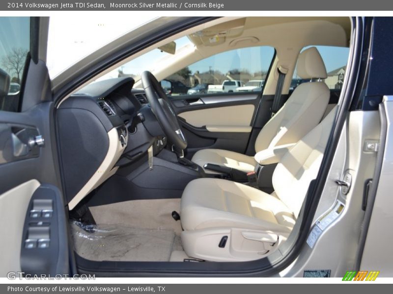 Moonrock Silver Metallic / Cornsilk Beige 2014 Volkswagen Jetta TDI Sedan