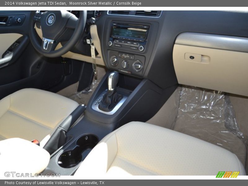 Moonrock Silver Metallic / Cornsilk Beige 2014 Volkswagen Jetta TDI Sedan