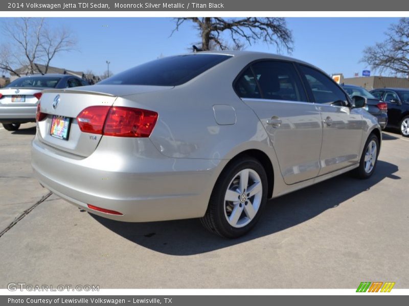 Moonrock Silver Metallic / Titan Black 2014 Volkswagen Jetta TDI Sedan