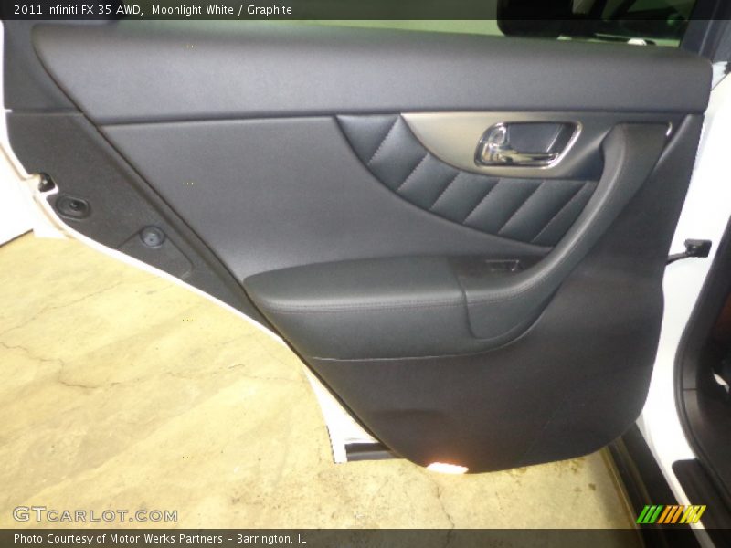 Moonlight White / Graphite 2011 Infiniti FX 35 AWD