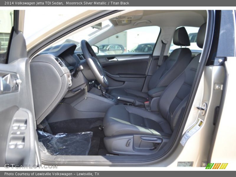 Moonrock Silver Metallic / Titan Black 2014 Volkswagen Jetta TDI Sedan