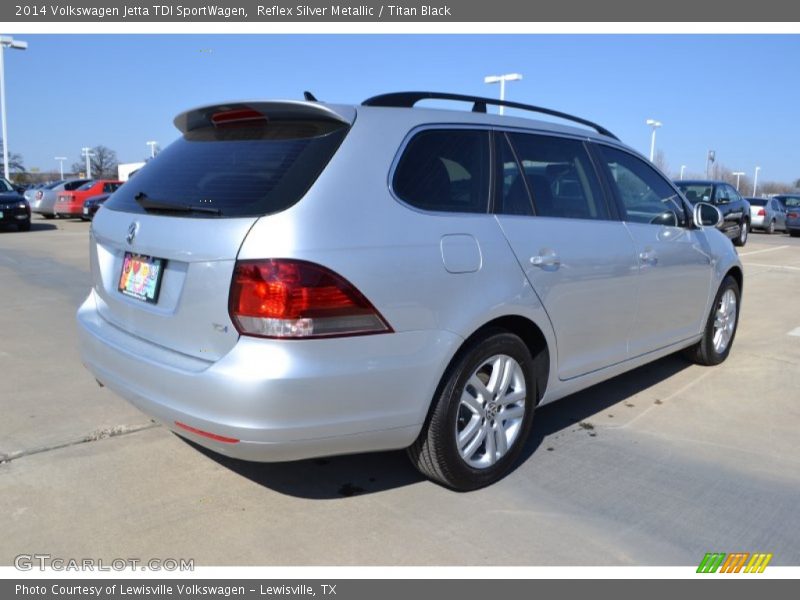 Reflex Silver Metallic / Titan Black 2014 Volkswagen Jetta TDI SportWagen