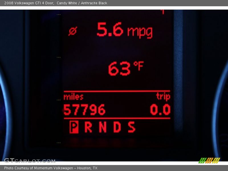 Candy White / Anthracite Black 2008 Volkswagen GTI 4 Door