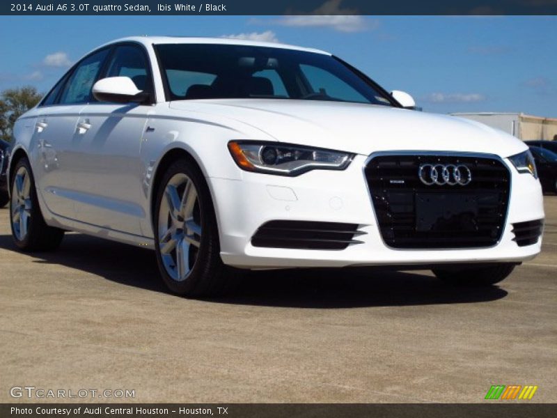 Ibis White / Black 2014 Audi A6 3.0T quattro Sedan
