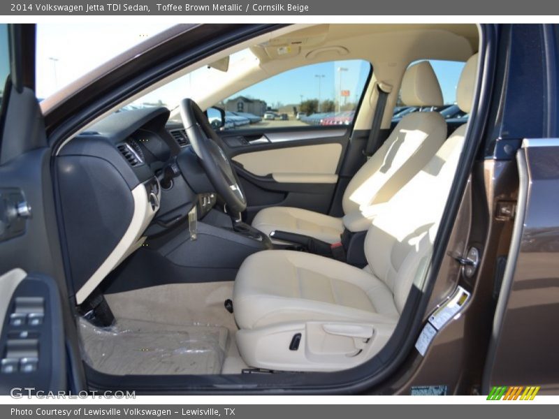 Toffee Brown Metallic / Cornsilk Beige 2014 Volkswagen Jetta TDI Sedan