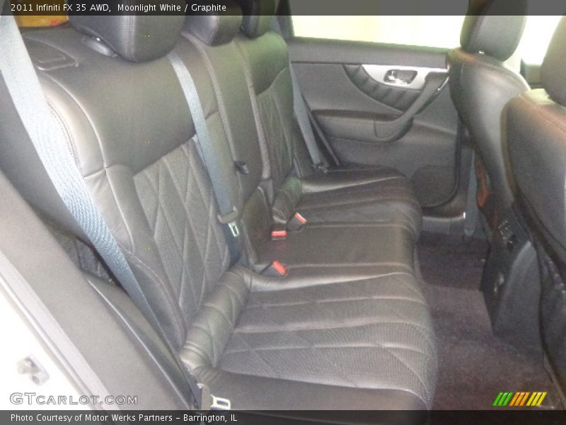 Moonlight White / Graphite 2011 Infiniti FX 35 AWD