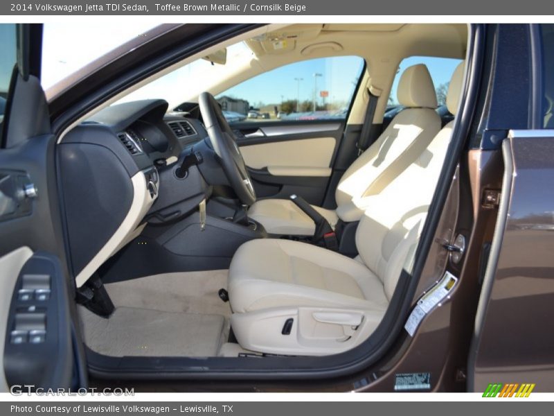 Toffee Brown Metallic / Cornsilk Beige 2014 Volkswagen Jetta TDI Sedan