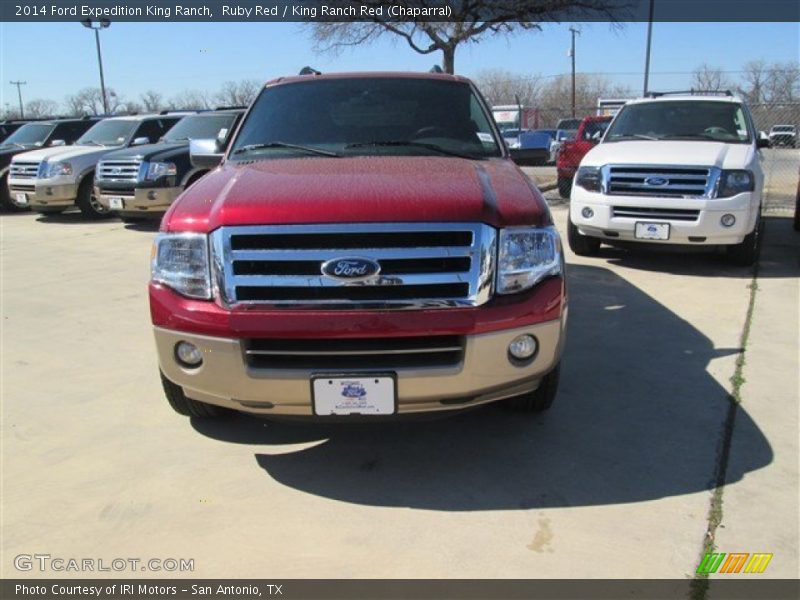 Ruby Red / King Ranch Red (Chaparral) 2014 Ford Expedition King Ranch