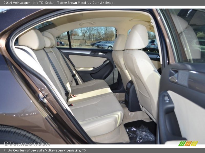 Toffee Brown Metallic / Cornsilk Beige 2014 Volkswagen Jetta TDI Sedan