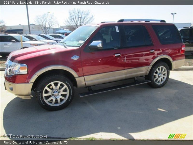 Ruby Red / King Ranch Red (Chaparral) 2014 Ford Expedition King Ranch