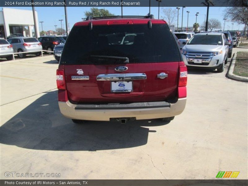 Ruby Red / King Ranch Red (Chaparral) 2014 Ford Expedition King Ranch