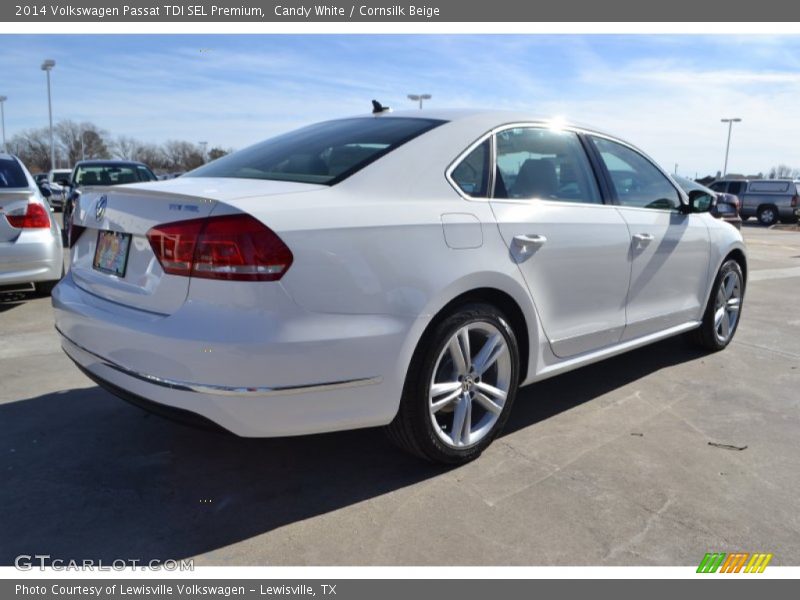 Candy White / Cornsilk Beige 2014 Volkswagen Passat TDI SEL Premium