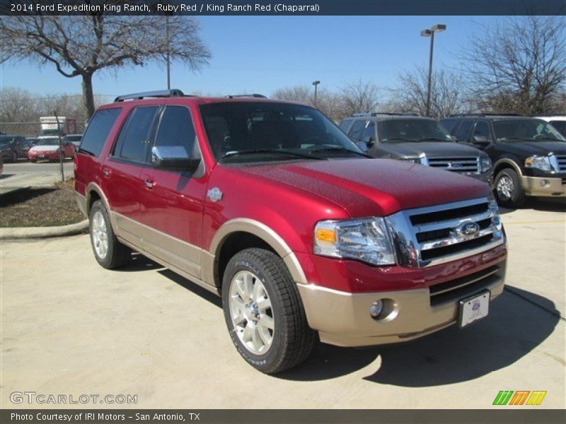 Ruby Red / King Ranch Red (Chaparral) 2014 Ford Expedition King Ranch
