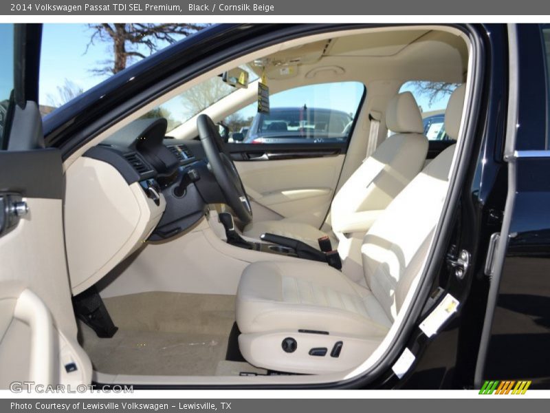 Black / Cornsilk Beige 2014 Volkswagen Passat TDI SEL Premium