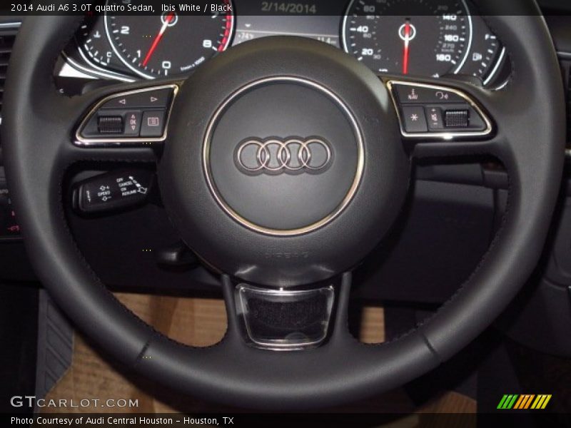 Ibis White / Black 2014 Audi A6 3.0T quattro Sedan