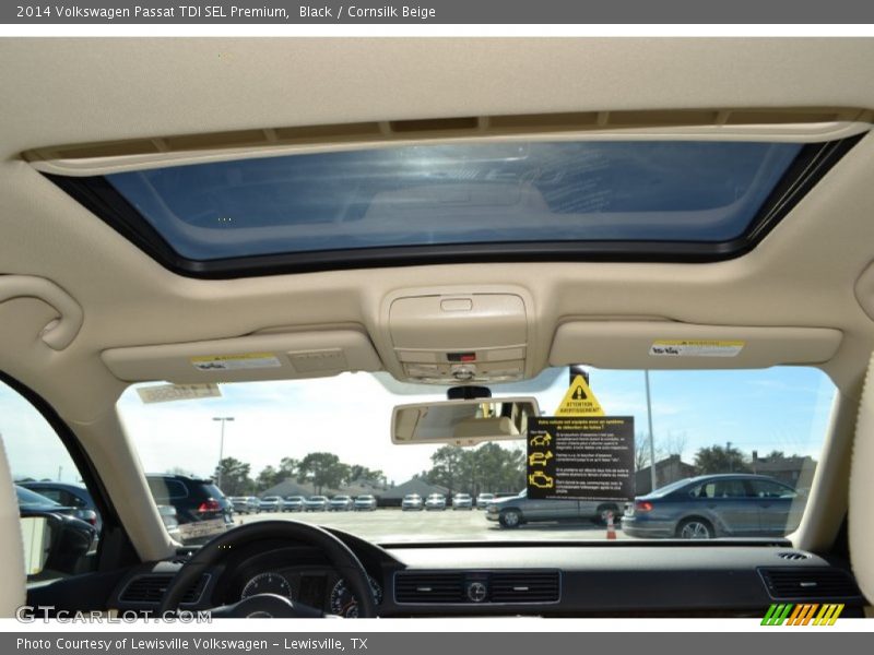 Black / Cornsilk Beige 2014 Volkswagen Passat TDI SEL Premium