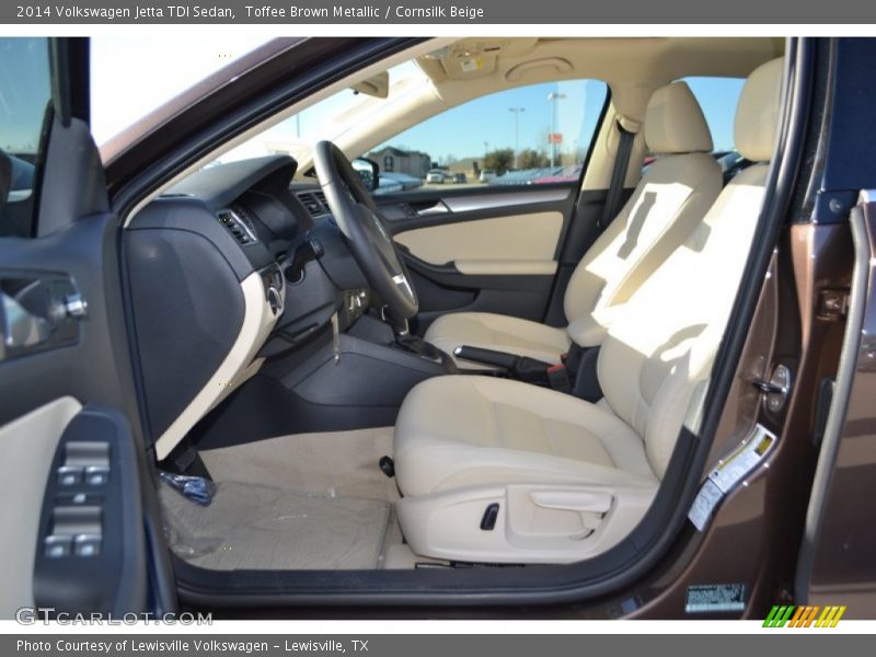 Toffee Brown Metallic / Cornsilk Beige 2014 Volkswagen Jetta TDI Sedan