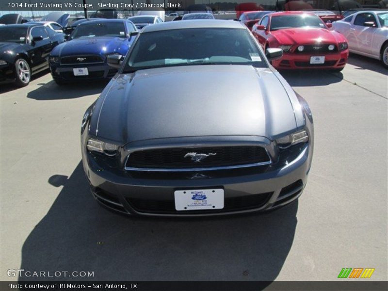 Sterling Gray / Charcoal Black 2014 Ford Mustang V6 Coupe
