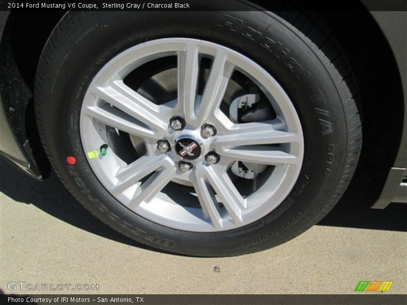 Sterling Gray / Charcoal Black 2014 Ford Mustang V6 Coupe