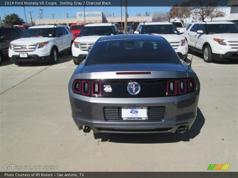 Sterling Gray / Charcoal Black 2014 Ford Mustang V6 Coupe