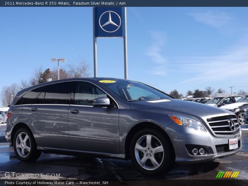 Paladium Silver Metallic / Ash 2011 Mercedes-Benz R 350 4Matic