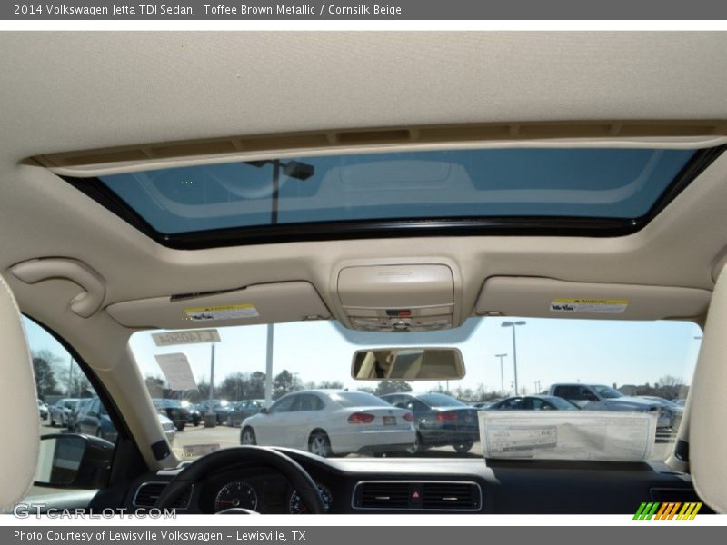 Toffee Brown Metallic / Cornsilk Beige 2014 Volkswagen Jetta TDI Sedan