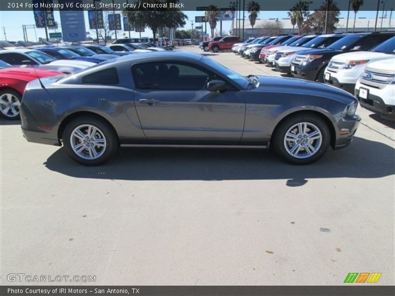 Sterling Gray / Charcoal Black 2014 Ford Mustang V6 Coupe