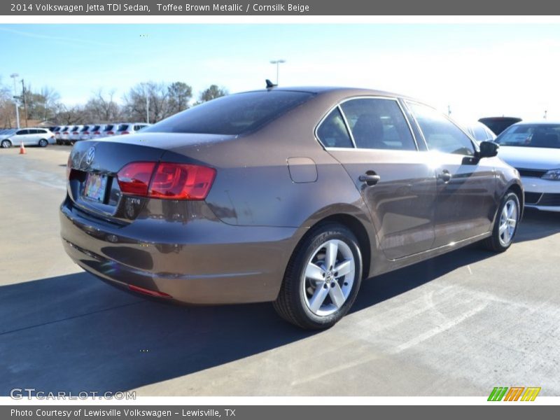 Toffee Brown Metallic / Cornsilk Beige 2014 Volkswagen Jetta TDI Sedan