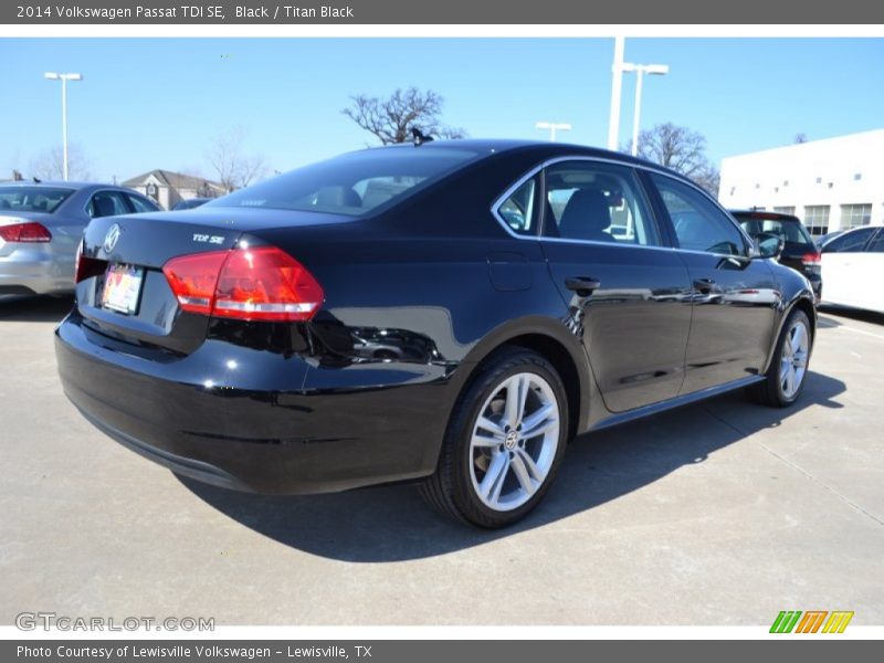 Black / Titan Black 2014 Volkswagen Passat TDI SE