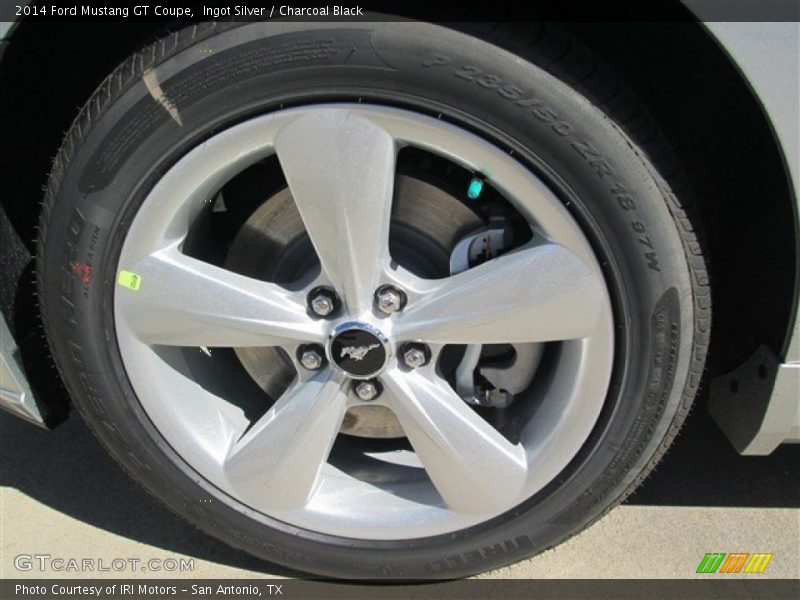 Ingot Silver / Charcoal Black 2014 Ford Mustang GT Coupe