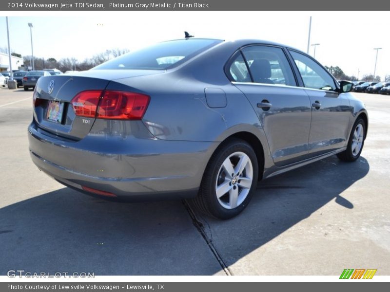 Platinum Gray Metallic / Titan Black 2014 Volkswagen Jetta TDI Sedan