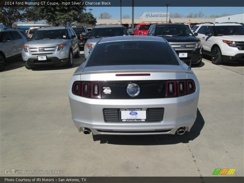 Ingot Silver / Charcoal Black 2014 Ford Mustang GT Coupe